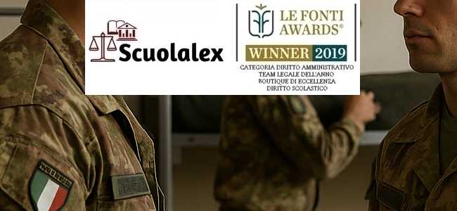 PREADESIONE IN VISTA DELL’AGGIORNAMENTO G.P.S. PER IL BIENNIO SCOLASTICO 2026-2028 – RICORSO PER L’ATTRIBUZIONE DI 12 PUNTI – ANNO DI SERVIZIO MILITARE O ASSIMILATO